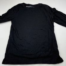 Load image into Gallery viewer, Boys Anko, black Aust cotton long sleeve top, GUC, size 10,  