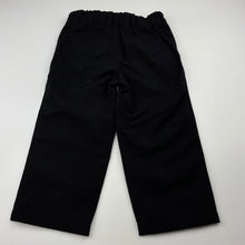 Load image into Gallery viewer, Boys Target, black suit / formal pants, adjustable, Inside leg: 32cm, EUC, size 2,  
