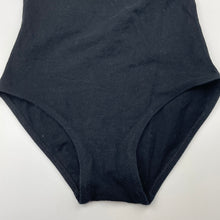 Load image into Gallery viewer, Girls black, dance leotard, labels removed, armpit to armpit: 27cm, EUC, size 5-7,  