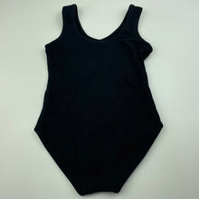 Load image into Gallery viewer, Girls black, dance leotard, labels removed, armpit to armpit: 27cm, EUC, size 5-7,  
