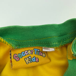 unisex Soccer Time Kids, lightweight sports / activewear top, GUC, size 2,  