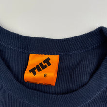 Load image into Gallery viewer, Boys Tilt, navy ribbed singlet / tank top, EUC, size 6,  