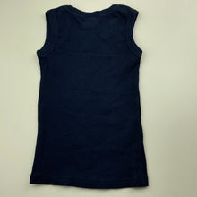 Load image into Gallery viewer, Boys Tilt, navy ribbed singlet / tank top, EUC, size 6,  