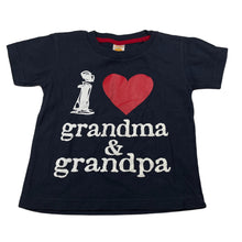 Load image into Gallery viewer, unisex PLEU, navy cotton t-shirt / top, GUC, size 2,  