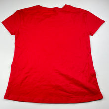 Load image into Gallery viewer, Girls Anko, red cotton Christmas t-shirt, cat, EUC, size 9,  