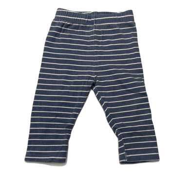 unisex Bilbi, striped leggings / bottoms, elasticated, FUC, size 000,  