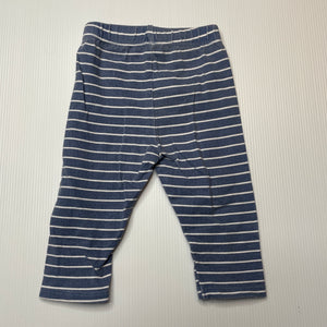 unisex Bilbi, striped leggings / bottoms, elasticated, FUC, size 000,  