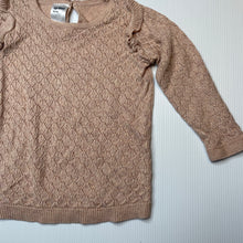 Load image into Gallery viewer, Girls Anko, lightweight knitted long sleeve top, GUC, size 0,  