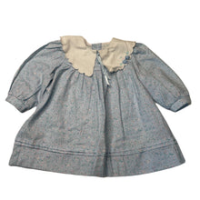 Load image into Gallery viewer, Girls Baby World, vintage floral long sleeve dress, GUC, size 0, L: 37cm