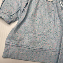 Load image into Gallery viewer, Girls Baby World, vintage floral long sleeve dress, GUC, size 0, L: 37cm