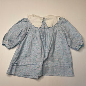 Girls Baby World, vintage floral long sleeve dress, GUC, size 0, L: 37cm