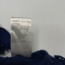 Load image into Gallery viewer, Girls Baby Berry, navy floral lace top, EUC, size 000,  