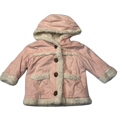 Girls Dymples, fleece lined faux suede jacket / coat, EUC, size 0,  