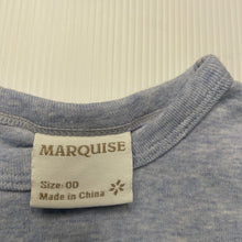 Load image into Gallery viewer, Boys Marquise, blue marle cotton t-shirt / top, EUC, size 00,  