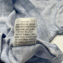 Load image into Gallery viewer, Boys Marquise, blue marle cotton t-shirt / top, EUC, size 00,  