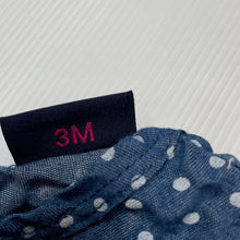 Load image into Gallery viewer, Girls Sweet &amp; Soft, lightweight spotted top, GUC, size 3 months,  