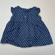 Load image into Gallery viewer, Girls Sweet &amp; Soft, lightweight spotted top, GUC, size 3 months,  