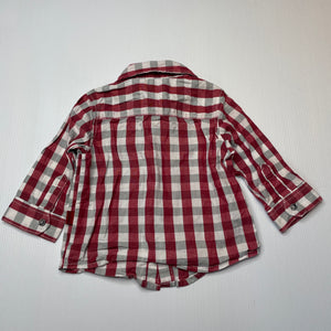 Boys Pumpkin Patch, lightweight cotton long sleeve shirt, GUC, size 0,  