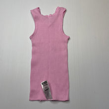 Load image into Gallery viewer, Girls Bonds, pink ribbed cotton singlet top, EUC, size 00,  