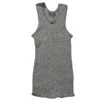 Load image into Gallery viewer, unisex Bonds, grey ribbed cotton singlet top, GUC, size 00,  