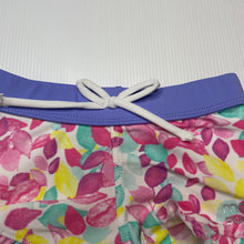 Load image into Gallery viewer, Girls Mango, colourful swim shorts, elasticated, EUC, size 0,  