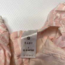 Load image into Gallery viewer, Girls Target, lined lightweight cotton summer dress, GUC, size 1, L: 44cm