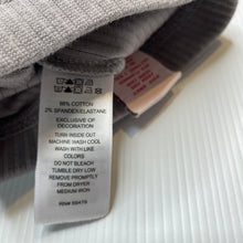 Load image into Gallery viewer, Girls grey, ribbed leggings / bottoms, elasticated, EUC, size 00,  