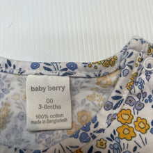 Load image into Gallery viewer, Girls Baby Berry, floral cotton t-shirt / top, GUC, size 00,  