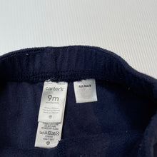 Load image into Gallery viewer, Boys Carters, lightweight fleece pants / bottoms, elasticated, GUC, size 0,  