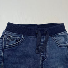 Load image into Gallery viewer, Boys Target, stretch knit denim pants, elasticated, GUC, size 0,  