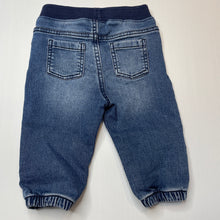 Load image into Gallery viewer, Boys Target, stretch knit denim pants, elasticated, GUC, size 0,  