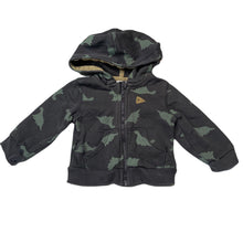 Load image into Gallery viewer, Boys Target, zip hoodie sweater, dinosaurs, FUC, size 000,  