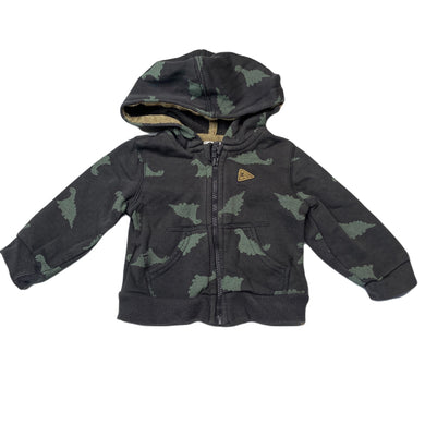 Boys Target, zip hoodie sweater, dinosaurs, FUC, size 000,  