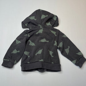 Boys Target, zip hoodie sweater, dinosaurs, FUC, size 000,  