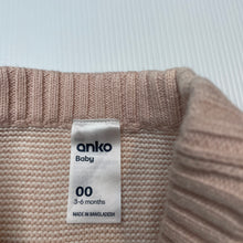 Load image into Gallery viewer, Girls Anko, knitted cotton leggings / bottoms, elasticated, EUC, size 00,  