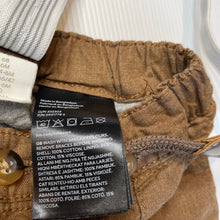 Load image into Gallery viewer, Boys H&amp;M, lined lightweight cotton pants, adjustable, EUC, size 00,  