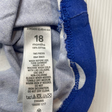 Load image into Gallery viewer, Girls Carters, blue &amp; white spot cotton summer top, wash fade, FUC, size 1,  