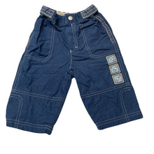 Load image into Gallery viewer, Boys H&amp;M, Snoopy lined lightweight cotton pants, elasticated, EUC, size 000,  