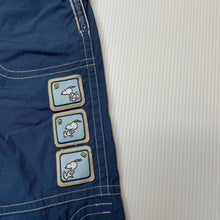 Load image into Gallery viewer, Boys H&amp;M, Snoopy lined lightweight cotton pants, elasticated, EUC, size 000,  