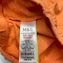 Load image into Gallery viewer, unisex M&amp;S, coral cotton shorts, elasticated, dog, EUC, size 000,  