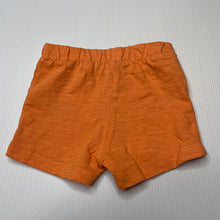 Load image into Gallery viewer, unisex M&amp;S, coral cotton shorts, elasticated, dog, EUC, size 000,  