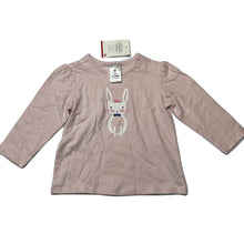 Load image into Gallery viewer, Girls Target, pink cotton long sleeve top, NEW, size 00,  