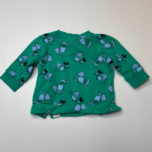 Boys Sprout, fleece lined lightweight sweater / jumper, EUC, size 00,  