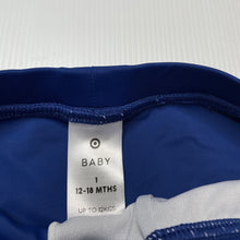Load image into Gallery viewer, Boys Target, blue swim shorts, elasticated, EUC, size 1,  