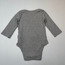 Load image into Gallery viewer, Girls Carters, grey cotton bodysuit / romper, rabbit, FUC, size 1,  