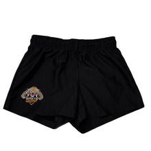 Load image into Gallery viewer, unisex NRL Supporter, Wests Tigers shorts, elasticated, GUC, size 6,  