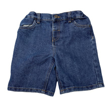 Load image into Gallery viewer, Boys Anko, blue denim jean shorts, adjustable, FUC, size 5,  