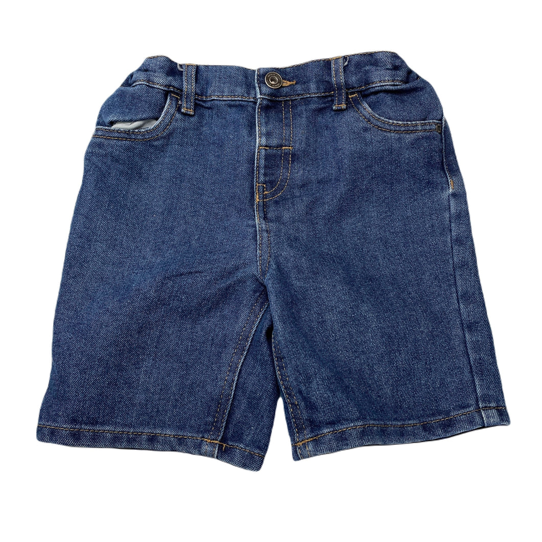 Boys Anko, blue denim jean shorts, adjustable, FUC, size 5,  