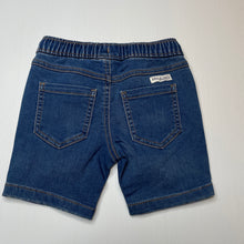 Load image into Gallery viewer, Boys Anko, knit stretch denim shorts, elasticated, EUC, size 2,  