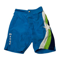 Load image into Gallery viewer, Boys Mango, lightweight board shorts, elasticated, marks on back, FUC, size 3,  